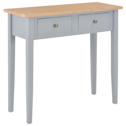 vidaXL Frisiertisch Konsolentisch Grau 79 x 30 x 74 cm Holz