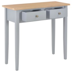 vidaXL Frisiertisch Konsolentisch Grau 79 x 30 x 74 cm Holz
