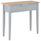 vidaXL Frisiertisch Konsolentisch Grau 79 x 30 x 74 cm Holz vidaXL Frisiertisch Konsolentisch Grau 79 x 30 x 74 cm Holz