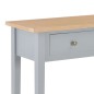vidaXL Frisiertisch Konsolentisch Grau 79 x 30 x 74 cm Holz vidaXL Frisiertisch Konsolentisch Grau 79 x 30 x 74 cm Holz