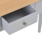 vidaXL Frisiertisch Konsolentisch Grau 79 x 30 x 74 cm Holz vidaXL Frisiertisch Konsolentisch Grau 79 x 30 x 74 cm Holz
