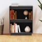 vidaXL Beistellschrank Grau 60x34x75 cm Massivholz Kiefer vidaXL Beistellschrank Grau 60x34x75 cm Massivholz Kiefer