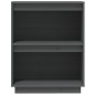vidaXL Beistellschrank Grau 60x34x75 cm Massivholz Kiefer vidaXL Beistellschrank Grau 60x34x75 cm Massivholz Kiefer