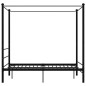 vidaXL Himmelbett Schwarz Metall 140x200 cm vidaXL Himmelbett Schwarz Metall 140x200 cm