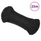 vidaXL Arbeitsseil Schwarz 6 mm 25 m Polypropylen vidaXL Arbeitsseil Schwarz 6 mm 25 m Polypropylen