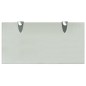 vidaXL Schwebendes Regal Glas 40x20 cm 8 mm vidaXL Schwebendes Regal Glas 40x20 cm 8 mm