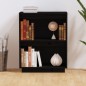 vidaXL Beistellschrank Schwarz 60x34x75 cm Massivholz Kiefer vidaXL Beistellschrank Schwarz 60x34x75 cm Massivholz Kiefer