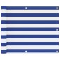 vidaXL Balkon-Sichtschutz Weiß und Blau 75x400 cm Oxford-Gewebe vidaXL Balkon-Sichtschutz Weiß und Blau 75x400 cm Oxford-Gewebe