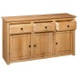vidaXL Sideboard 135 x 40 x 80 cm Massivholz Panama-Kiefer vidaXL Sideboard 135 x 40 x 80 cm Massivholz Panama-Kiefer