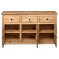 vidaXL Sideboard 135 x 40 x 80 cm Massivholz Panama-Kiefer vidaXL Sideboard 135 x 40 x 80 cm Massivholz Panama-Kiefer