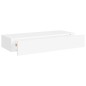 vidaXL Wand-Schubladenregale 2 Stk. Weiß 60x23,5x10 cm MDF vidaXL Wand-Schubladenregale 2 Stk. Weiß 60x23,5x10 cm MDF