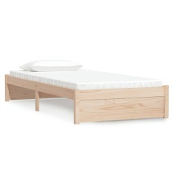 vidaXL Massivholzbett 90x190 cm