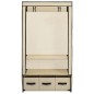 vidaXL Kleiderschrank Creme 87 x 49 x 159 cm Stoff vidaXL Kleiderschrank Creme 87 x 49 x 159 cm Stoff