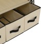 vidaXL Kleiderschrank Creme 87 x 49 x 159 cm Stoff vidaXL Kleiderschrank Creme 87 x 49 x 159 cm Stoff