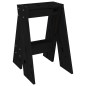 vidaXL Hocker 2 Stk. Schwarz 40x40x60 cm Massivholz Kiefer vidaXL Hocker 2 Stk. Schwarz 40x40x60 cm Massivholz Kiefer
