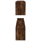 vidaXL Wandregale 2 Stk. Räuchereiche 100x15x20 cm Holzwerkstoff vidaXL Wandregale 2 Stk. Räuchereiche 100x15x20 cm Holzwerkstoff