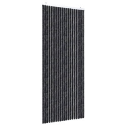 vidaXL Insektenschutz-Vorhang Anthrazit 90x220 cm Chenille