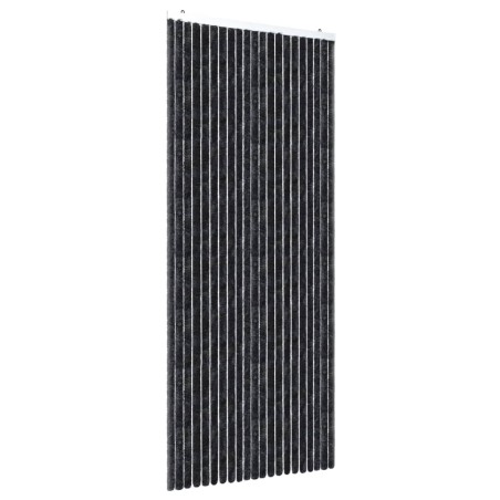 vidaXL Insektenschutz-Vorhang Anthrazit 90x220 cm Chenille