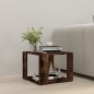 vidaXL Couchtisch Räuchereiche 40x40x30 cm Holzwerkstoff vidaXL Couchtisch Räuchereiche 40x40x30 cm Holzwerkstoff
