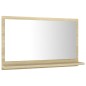 vidaXL Badspiegel Sonoma-Eiche 60x10,5x37 cm Holzwerkstoff vidaXL Badspiegel Sonoma-Eiche 60x10,5x37 cm Holzwerkstoff