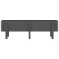 vidaXL Hochbeet Grau 121x30x38 cm Massivholz Kiefer vidaXL Hochbeet Grau 121x30x38 cm Massivholz Kiefer