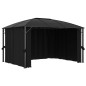 vidaXL Pavillon mit Vorhängen 400 x 300 x 265 cm Anthrazit vidaXL Pavillon mit Vorhängen 400 x 300 x 265 cm Anthrazit