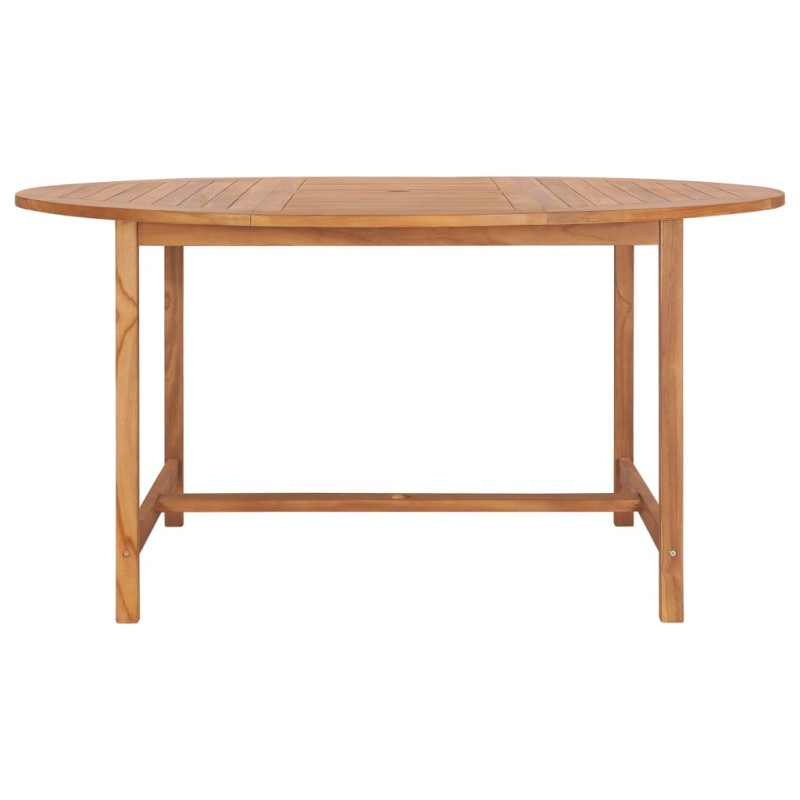 vidaXL Gartentisch 150 x 76 cm Massivholz Teak vidaXL Gartentisch 150 x 76 cm Massivholz Teak