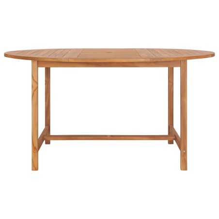 vidaXL Gartentisch 150 x 76 cm Massivholz Teak 