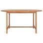 vidaXL Gartentisch 150 x 76 cm Massivholz Teak vidaXL Gartentisch 150 x 76 cm Massivholz Teak
