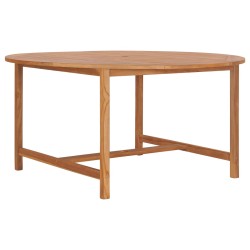 vidaXL Gartentisch 150 x 76 cm Massivholz Teak 