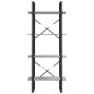 vidaXL Bücherregal 4 Fächer Grau Sonoma 60x30x140 cm Holzwerkstoff vidaXL Bücherregal 4 Fächer Grau Sonoma 60x30x140 cm Holzwerkstoff
