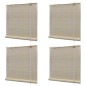 vidaXL Bambusrollos Natur 4 Stk. 120x160 cm vidaXL Bambusrollos Natur 4 Stk. 120x160 cm