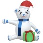 vidaXL Weihnachtsdekoration Aufblasbarer Teddybär LED 180 cm vidaXL Weihnachtsdekoration Aufblasbarer Teddybär LED 180 cm