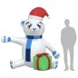vidaXL Weihnachtsdekoration Aufblasbarer Teddybär LED 180 cm vidaXL Weihnachtsdekoration Aufblasbarer Teddybär LED 180 cm