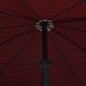 vidaXL Sonnenschirm mit Mast 200x130 cm Bordeauxrot vidaXL Sonnenschirm mit Mast 200x130 cm Bordeauxrot