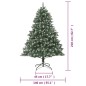 vidaXL Künstlicher Weihnachtsbaum mit Ständer 210 cm PVC vidaXL Künstlicher Weihnachtsbaum mit Ständer 210 cm PVC