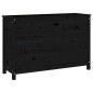 vidaXL Hochbeet Schwarz 119,5x40x78 cm Massivholz Kiefer vidaXL Hochbeet Schwarz 119,5x40x78 cm Massivholz Kiefer