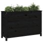 vidaXL Hochbeet Schwarz 119,5x40x78 cm Massivholz Kiefer vidaXL Hochbeet Schwarz 119,5x40x78 cm Massivholz Kiefer