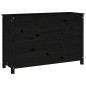 vidaXL Hochbeet Schwarz 119,5x40x78 cm Massivholz Kiefer vidaXL Hochbeet Schwarz 119,5x40x78 cm Massivholz Kiefer