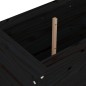 vidaXL Hochbeet Schwarz 119,5x40x78 cm Massivholz Kiefer vidaXL Hochbeet Schwarz 119,5x40x78 cm Massivholz Kiefer