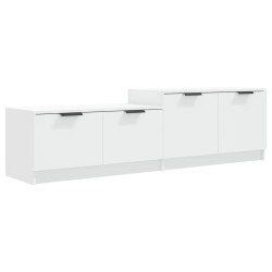 vidaXL TV-Schrank Weiß 158,5x36x45 cm Holzwerkstoff