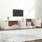 vidaXL TV-Schrank Weiß 158,5x36x45 cm Holzwerkstoff vidaXL TV-Schrank Weiß 158,5x36x45 cm Holzwerkstoff