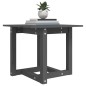 vidaXL Couchtisch Grau 50x50x45 cm Massivholz Kiefer vidaXL Couchtisch Grau 50x50x45 cm Massivholz Kiefer