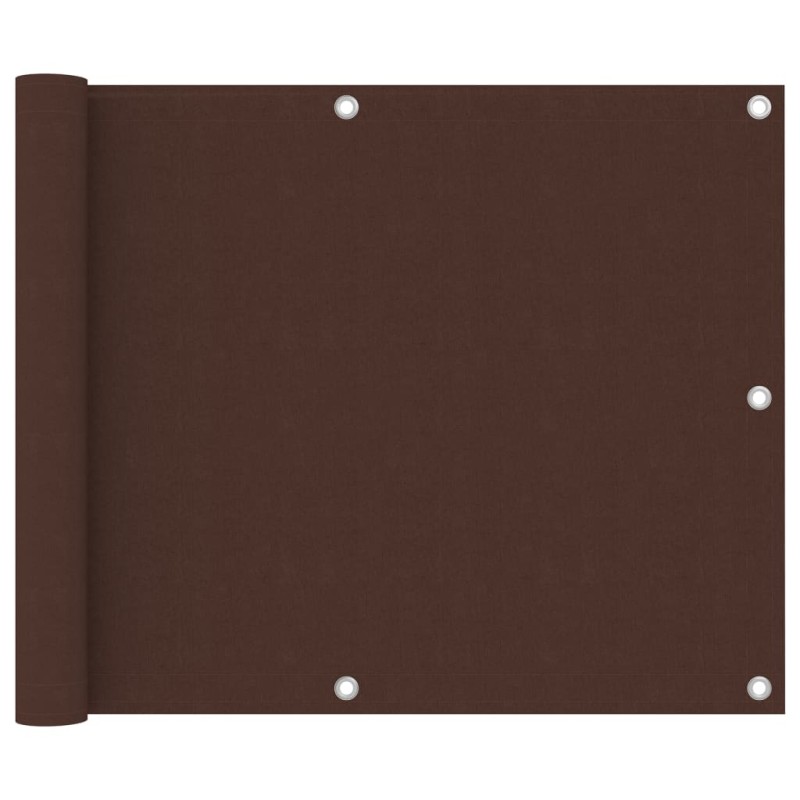 vidaXL Balkon-Sichtschutz Braun 75x600 cm Oxford-Gewebe vidaXL Balkon-Sichtschutz Braun 75x600 cm Oxford-Gewebe