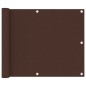 vidaXL Balkon-Sichtschutz Braun 75x600 cm Oxford-Gewebe vidaXL Balkon-Sichtschutz Braun 75x600 cm Oxford-Gewebe