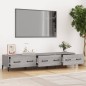 vidaXL TV-Schrank Grau Sonoma 150x34,5x30 cm Holzwerkstoff vidaXL TV-Schrank Grau Sonoma 150x34,5x30 cm Holzwerkstoff