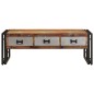 vidaXL Couchtisch mit 3 Schubladen Altholz Massiv 100x50x35 cm vidaXL Couchtisch mit 3 Schubladen Altholz Massiv 100x50x35 cm