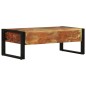 vidaXL Couchtisch mit 3 Schubladen Altholz Massiv 100x50x35 cm vidaXL Couchtisch mit 3 Schubladen Altholz Massiv 100x50x35 cm