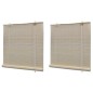 vidaXL Bambusrollos Natur 2 Stk. 120x160 cm vidaXL Bambusrollos Natur 2 Stk. 120x160 cm