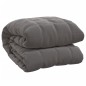 vidaXL Gewichtsdecke Grau 155x220 cm 11 kg Stoff vidaXL Gewichtsdecke Grau 155x220 cm 11 kg Stoff